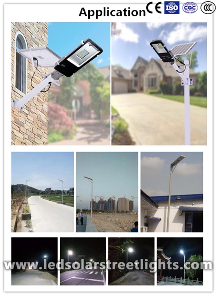 Applied of solar powered street lights residential