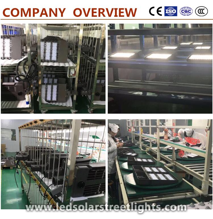 Production Process of 1000W LED Parking Lot Lights